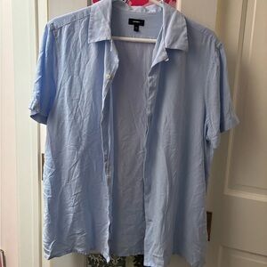 EXPRESS BLUE BUTTON DOWN
